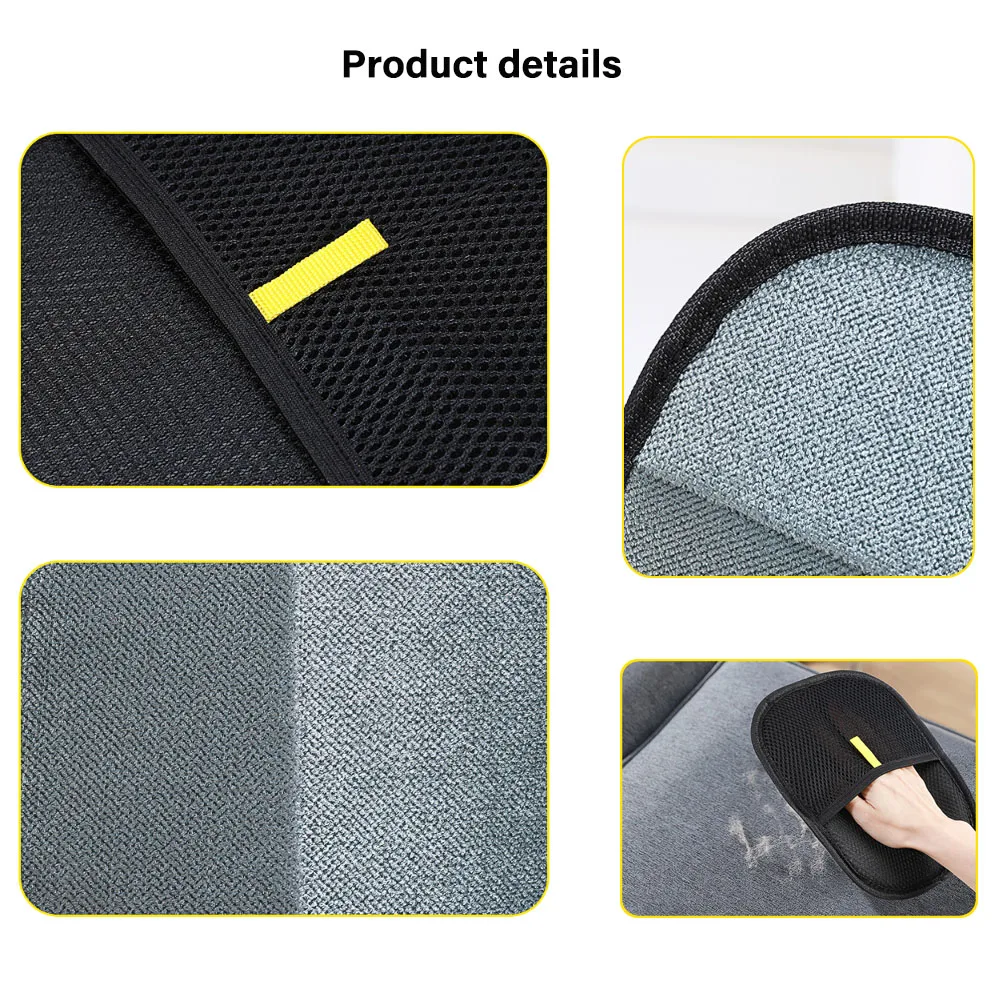 Pet Grooming Gloves Static Dedusting Brush Hair Remover Tool for Do...