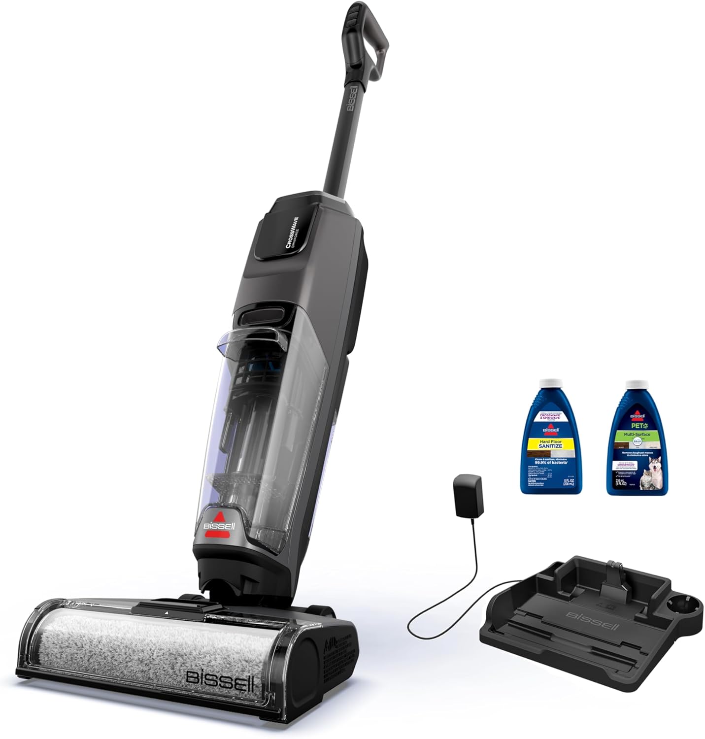 Bissell CrossWave OmniForce Cordless Multi-Surface Hard Floor Cleaner and Mop, Wet Dry Vacuum with Dedicated Dry Vacuum Mode, 3882