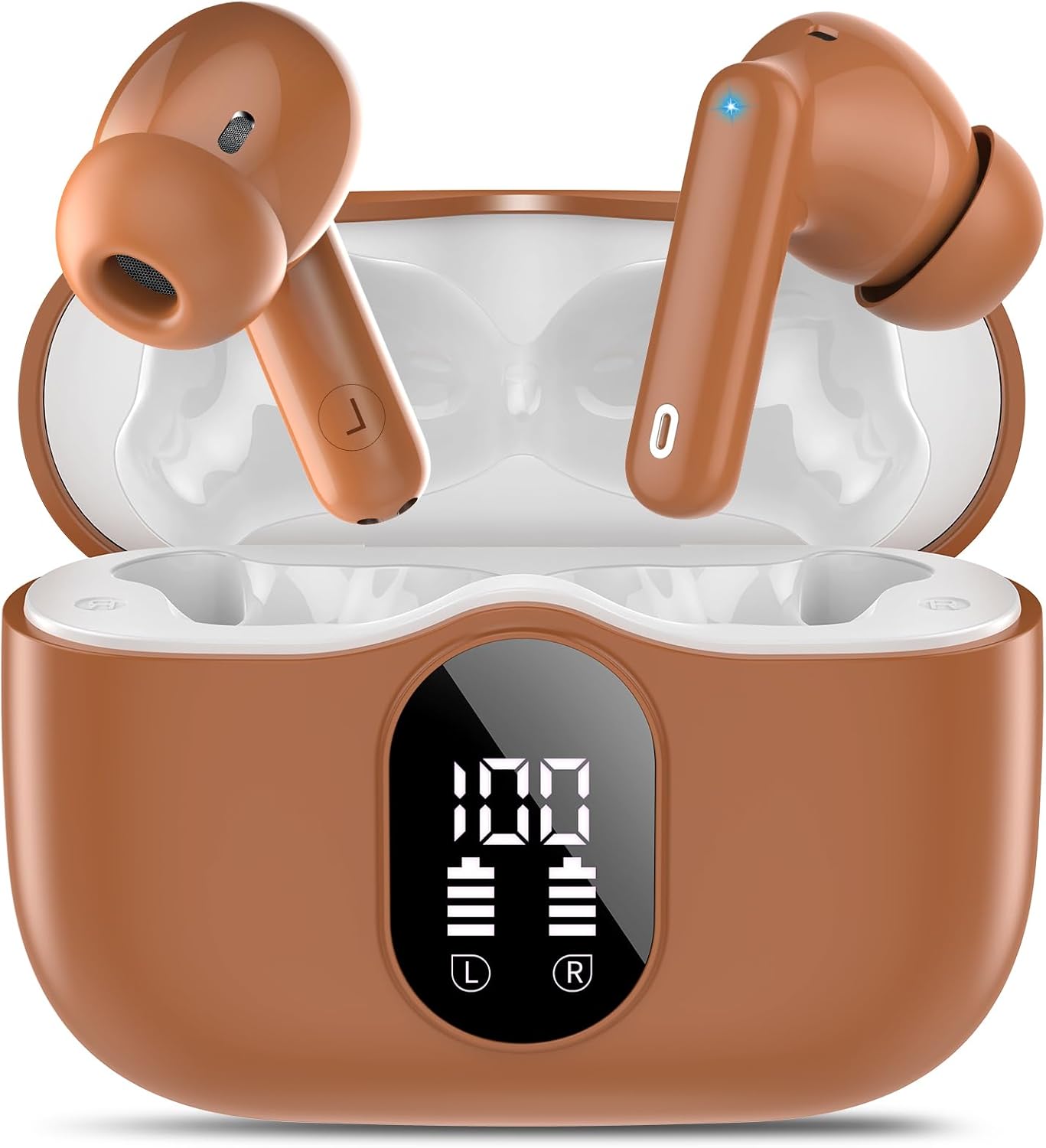 Wireless Earbuds, Bluetooth 5.4 Headphones Bass Stereo, Ear Buds wi...